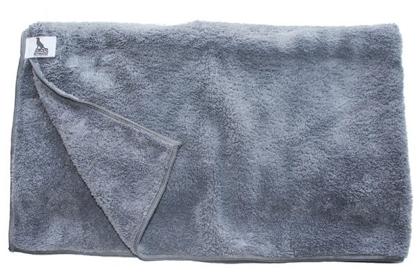 Hundenhandtuch grau groß