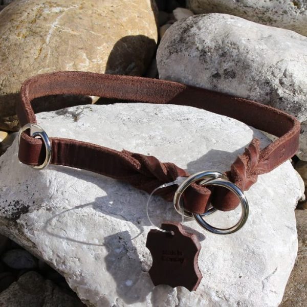 Halsung Zugstopp-Halsband Leder Hauptbild